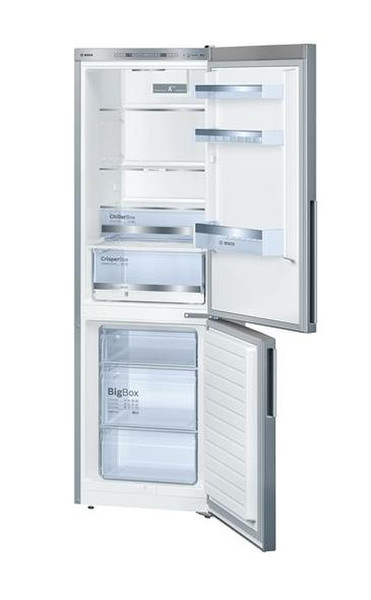 Bosch KGE36DL41 Отдельностоящий 214л 88л A+++ Нержавеющая сталь холодильник с морозильной камерой