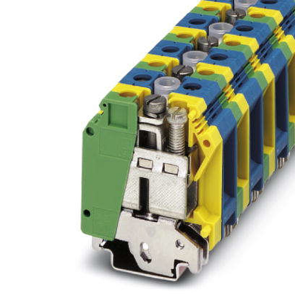 Phoenix UK 35-1-PE/N Blue,Green,Yellow electrical terminal block