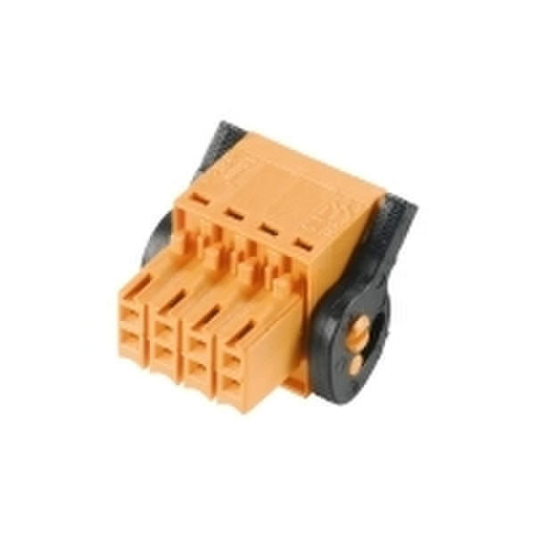 Weidmüller 1001280000 4P Orange Elektrischer Anschlussblock