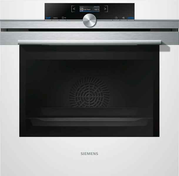 Siemens HB632GCW1S Electric oven 71l A+ Edelstahl, Weiß Backofen