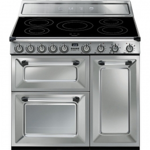 Smeg TR93IX Freestanding Induction hob A Stainless steel cooker