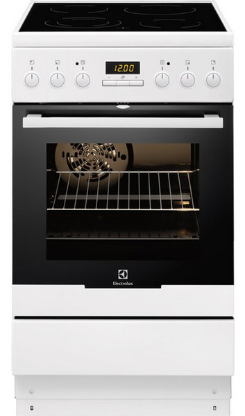 Electrolux EKC55551OW Freestanding A Black,White