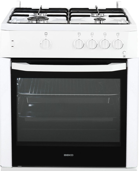 Beko CSG 62010 FW Freestanding Gas hob White cooker