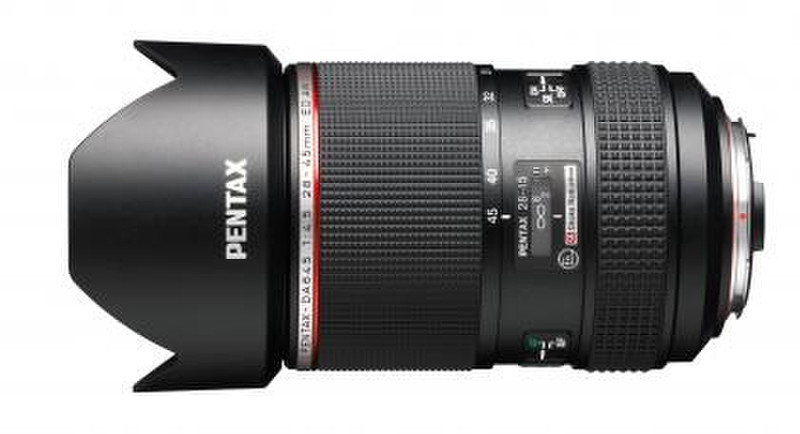 Pentax DA 645 28-45mm f/4.5 ED AW SR SLR Ultra-wide lens Черный