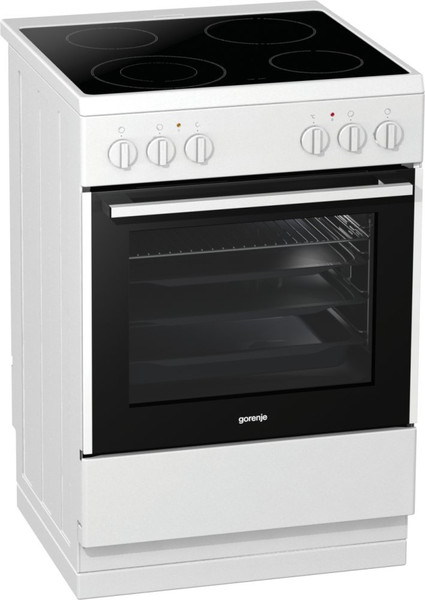 Gorenje ECE97817W Freistehend A Schwarz, Weiß Küchenherd