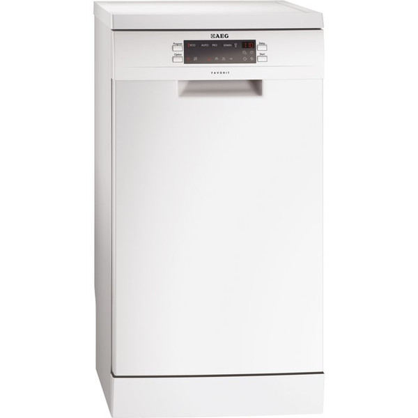 AEG F55412W0 Freestanding 9place settings A+ dishwasher