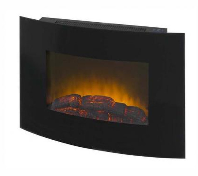 Euromac Siena Wall-mountable fireplace Elektro Schwarz