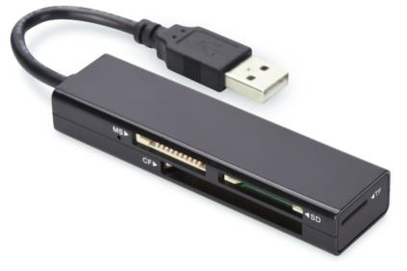 ASSMANN Electronic 85241 USB 2.0 Черный устройство для чтения карт флэш-памяти