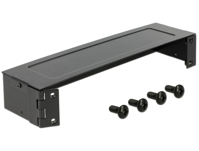 DeLOCK 43303 Wall mounted 1U Black rack