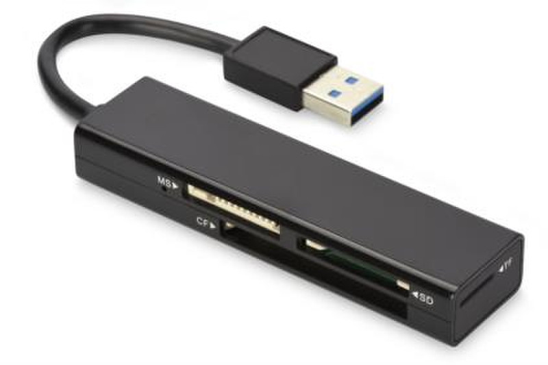 Ednet USB 3.0 MCR USB 3.0 Black card reader