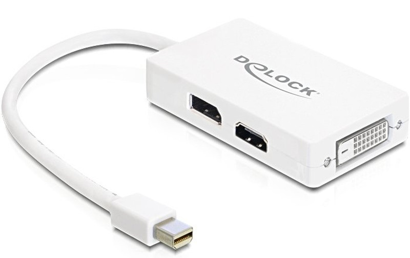 DeLOCK 0.16m DisplayPort/VGA + HDMI + DVI