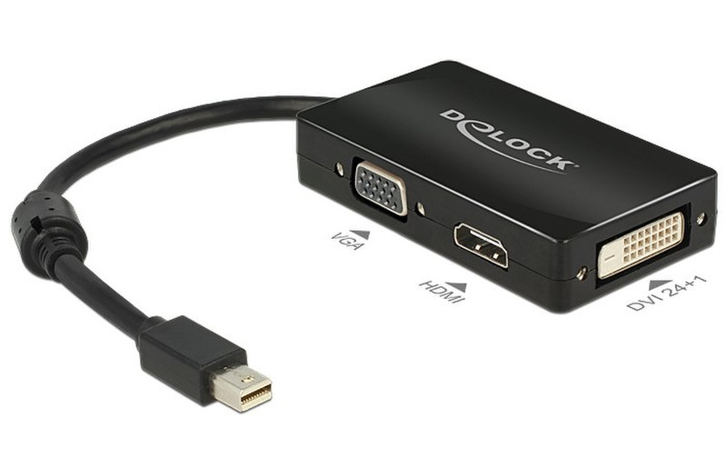 DeLOCK 0.16m DisplayPort/VGA + HDMI + DVI