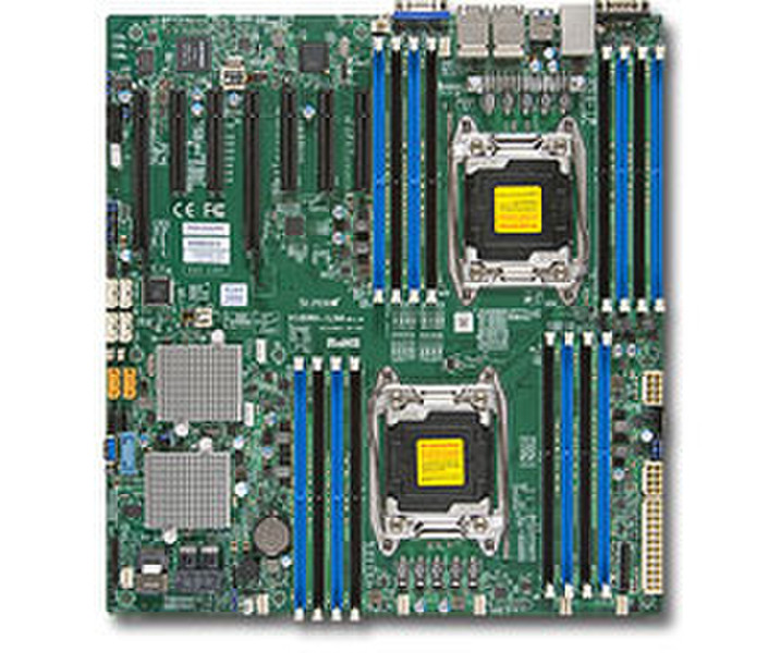 Supermicro X10DRH-iLN4 Intel C612 Socket R (LGA 2011) Erweitertes ATX Server-/Workstation-Motherboard