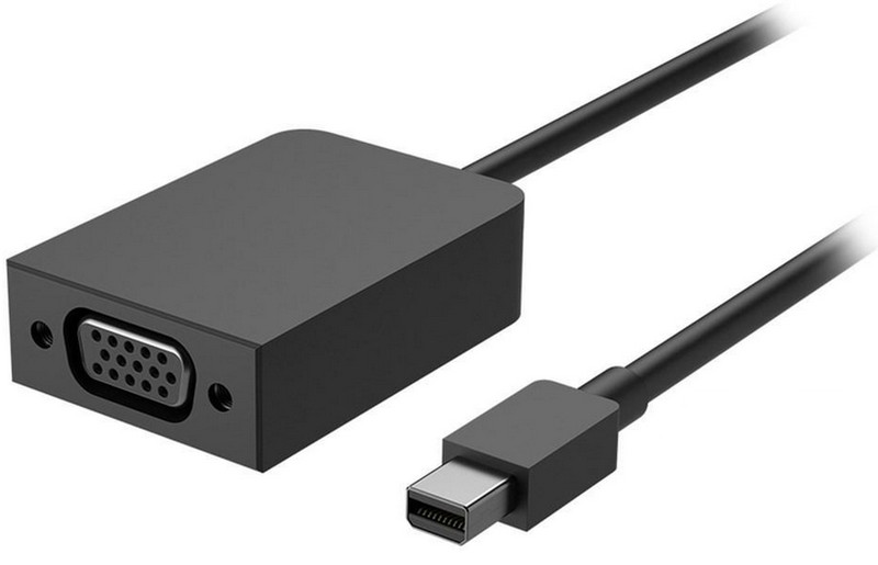 Microsoft VGA/DisplayPort VGA (D-Sub) DisplayPort Черный