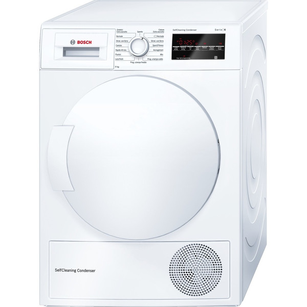 Bosch WTW83469IT freestanding Front-load 9kg A++ White tumble dryer