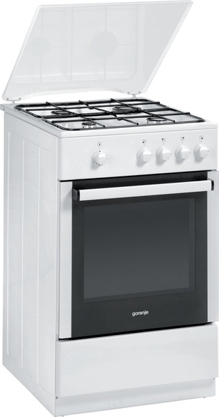 Gorenje G51101AW Freestanding Gas hob B White