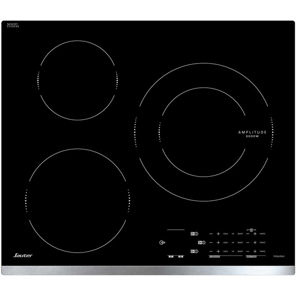 Sauter SPI4362X Built-in Induction Black hob