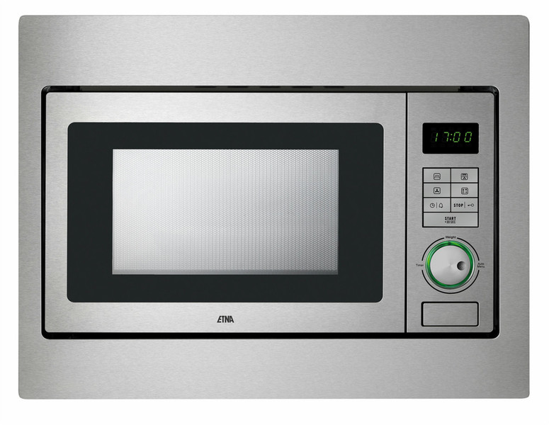 ETNA CM125HRVS Built-in 25L 900W Black,Stainless steel microwave