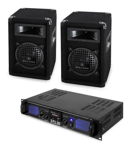 Electronic-Star Malone SPL MP3 Freestanding Public Address (PA) system 250W Black