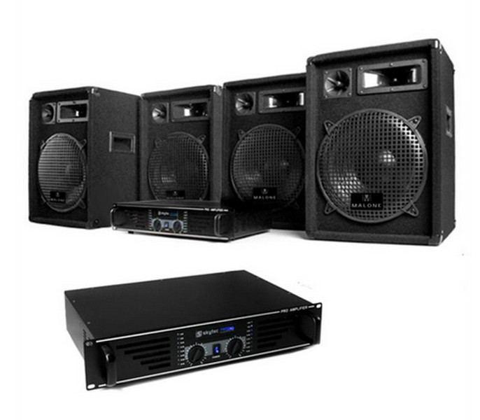 Electronic-Star Marrakesch Lounge Pro Freestanding Public Address (PA) system 300W Black