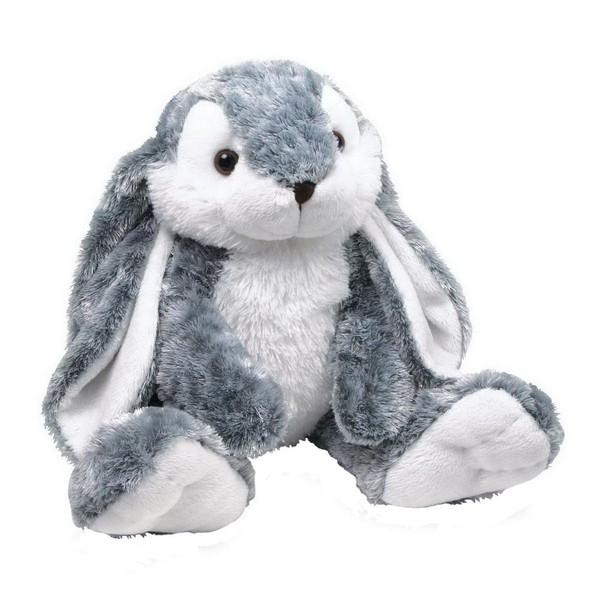 Small Foot Design Hoppel Bunny Plush Spielzeug-Hase Plüsch Grau, Weiß
