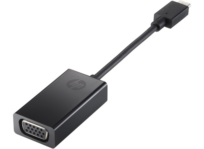 HP USB-C to VGA Adapter USB-C VGA Black
