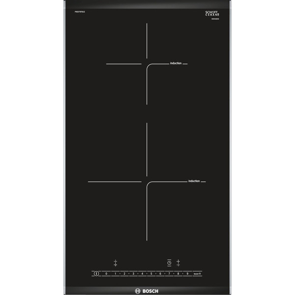 Bosch PIB375FB1E Built-in Induction Black,Stainless steel hob