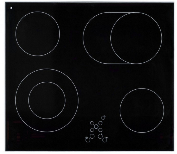 Exquisit EKC601RBZ Built-in Ceramic Black