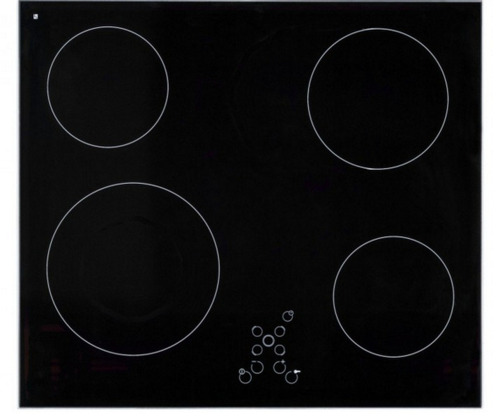 Exquisit EKC601R Built-in Ceramic Black