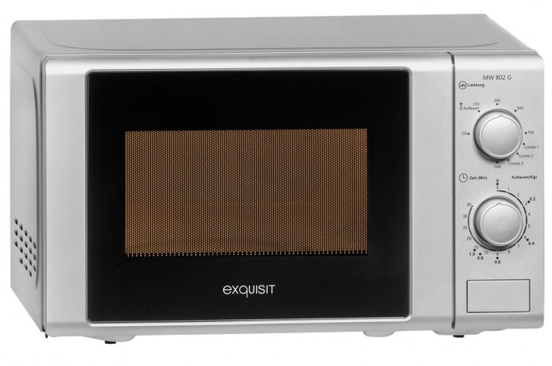Exquisit MW802G Countertop 20L 700W Silver