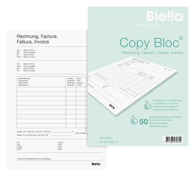 Biella 0513525.00 business form