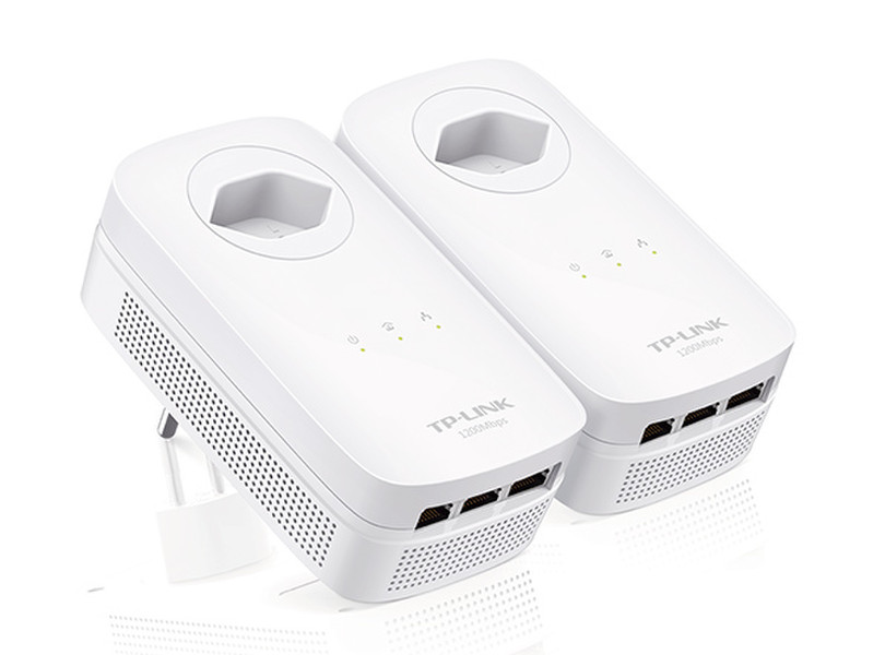 TP-LINK TL-PA8030P KIT 1200Mbit/s Eingebauter Ethernet-Anschluss Weiß 2Stück(e) PowerLine Netzwerkadapter