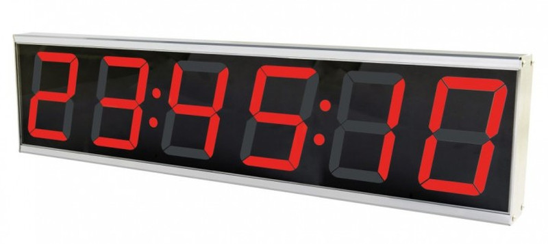 ALLNET ALL-POE-CLK-1 Digital wall clock Прямоугольник Серый настенные часы
