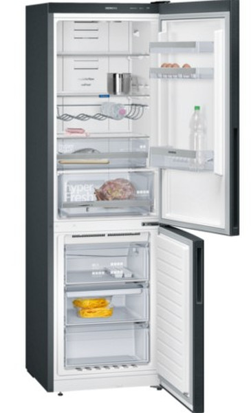 Siemens KG36NXX41 freestanding 234L 86L A+++ Black,Stainless steel fridge-freezer