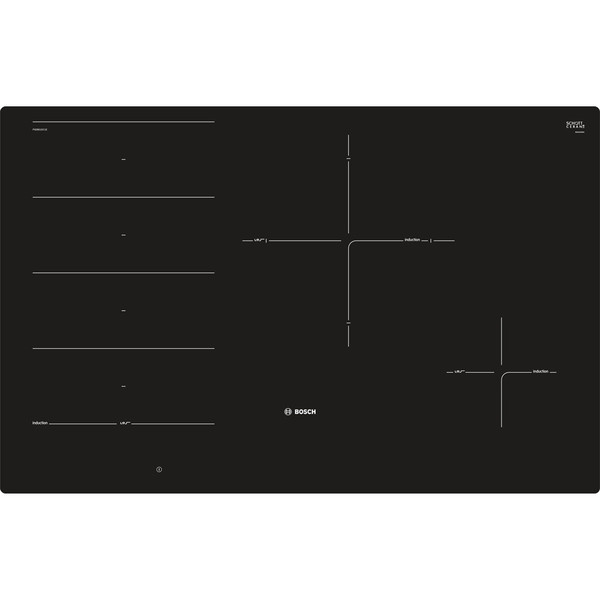 Bosch PXE801DC1E Built-in Induction Black hob