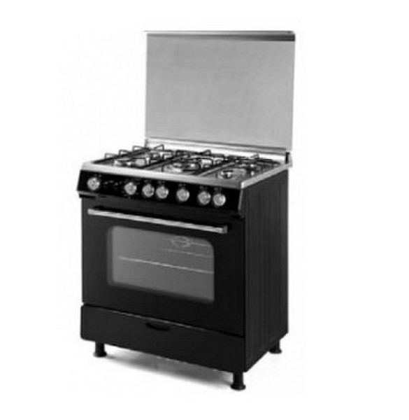 Baumatic BCD903BL Freestanding Gas hob B Black cooker
