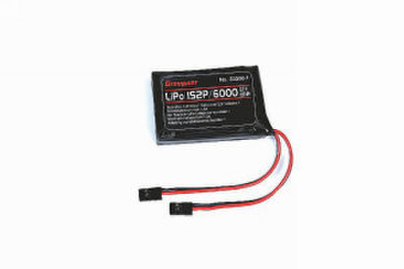 Graupner 33000.1 Lithium Polymer 6000mAh 3.7V rechargeable battery