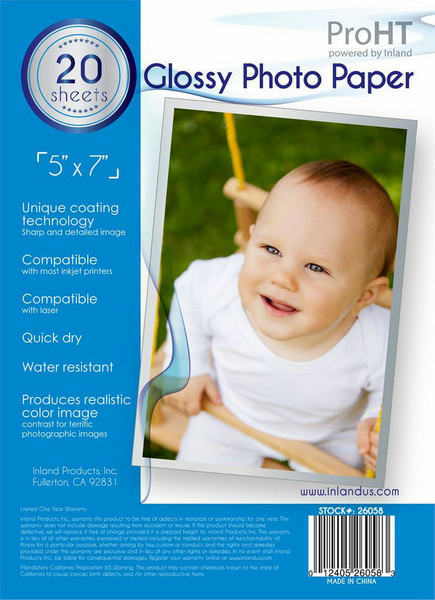 Inland 26058 photo paper