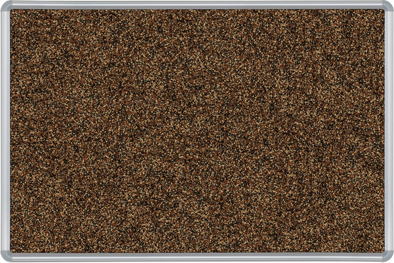 MooreCo 321RH-95 Fixed bulletin board Rubber Tan