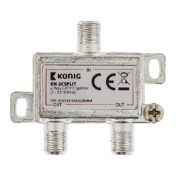 König KN-2CSPLIT Cable splitter Silber Kabelspalter oder -kombinator