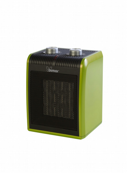 Bimar S263.EU Для помещений 1500Вт Черный, Зеленый Fan electric space heater электрический обогреватель