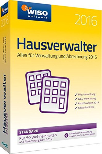 Buhl Data Service WISO Hausverwalter 2016 Standard