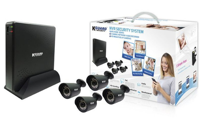 Kguard MH-4140 IP security camera Indoor & outdoor Bullet Black security camera