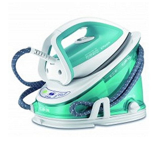 Calor GV6720C0 2200W 1.5L Ultragliss soleplate Green,White steam ironing station