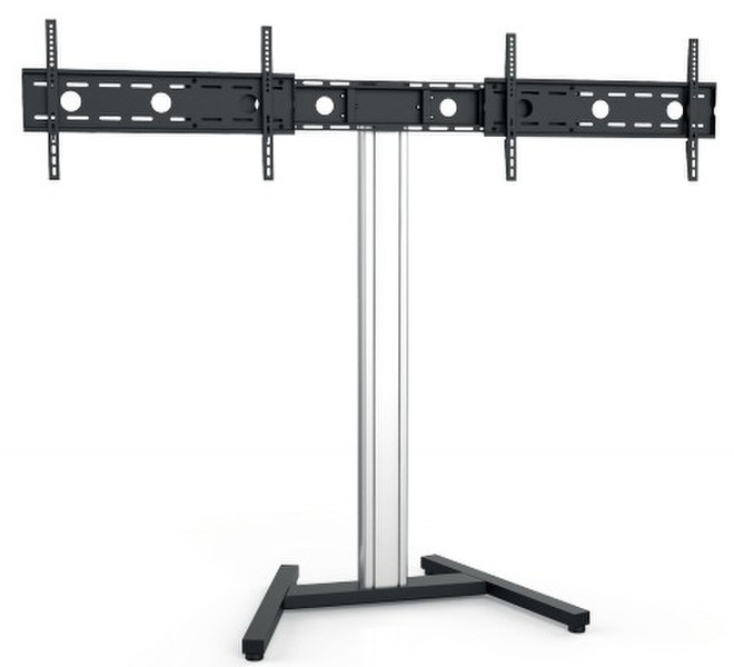 PureLink PDS-1002S Flat panel Multimedia stand Черный, Cеребряный multimedia cart/stand