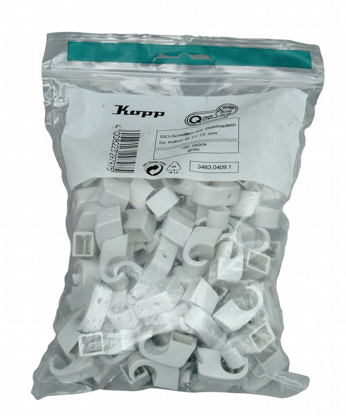 Kopp 348304091 Grey 100pc(s) cable clamp