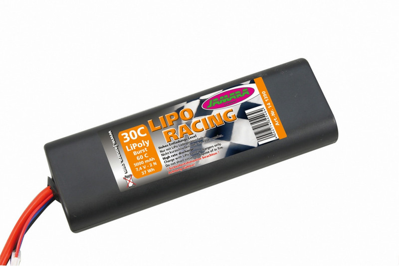 Jamara 141390 Lithium Polymer 5000mAh 7.4V rechargeable battery
