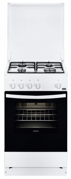 Zanussi ZCG210K1WA Freistehend Gas hob Weiß