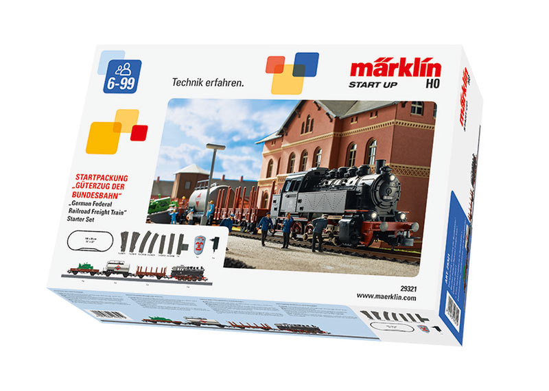 Märklin Start up - Startpackung "Güterzug der Bundesbahn". 230 Volt