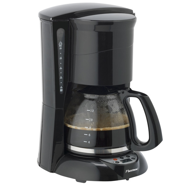 Bestron ACM901T Drip coffee maker 12cups Black coffee maker